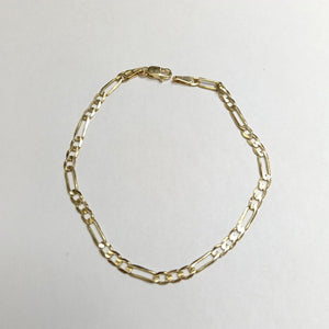 PULSERA TEJIDO 3X1 14K 18 CM 2.7 GR (NUEVO)