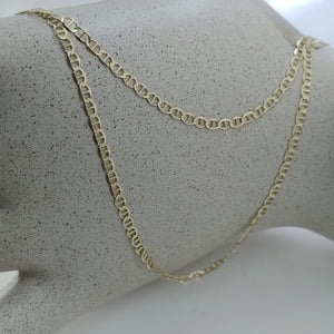 CADENAS TEJIDO GUCHI ORO 10K 55 CM 4.1 GR (NUEVO)