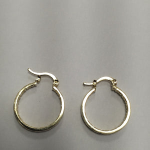 ARETES TEJIDO ARRACADAS TIPO GRECAS 14K 2.2 GR (NUEVO)