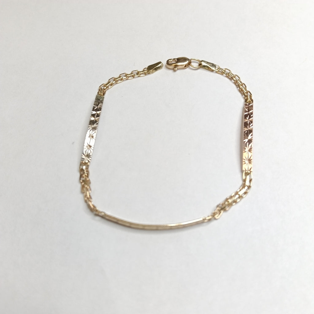 PULSERA ESPECIAL 10K 18 CM 2.5 GR (NUEVO)