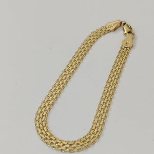 PULSERA ESPECIAL 14K 18 CM 4.4 GR (NUEVO)