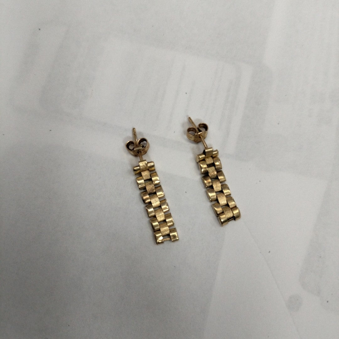 ARETES PAR ORO 14 K 2.5 GRMS (SEMINUEVO)