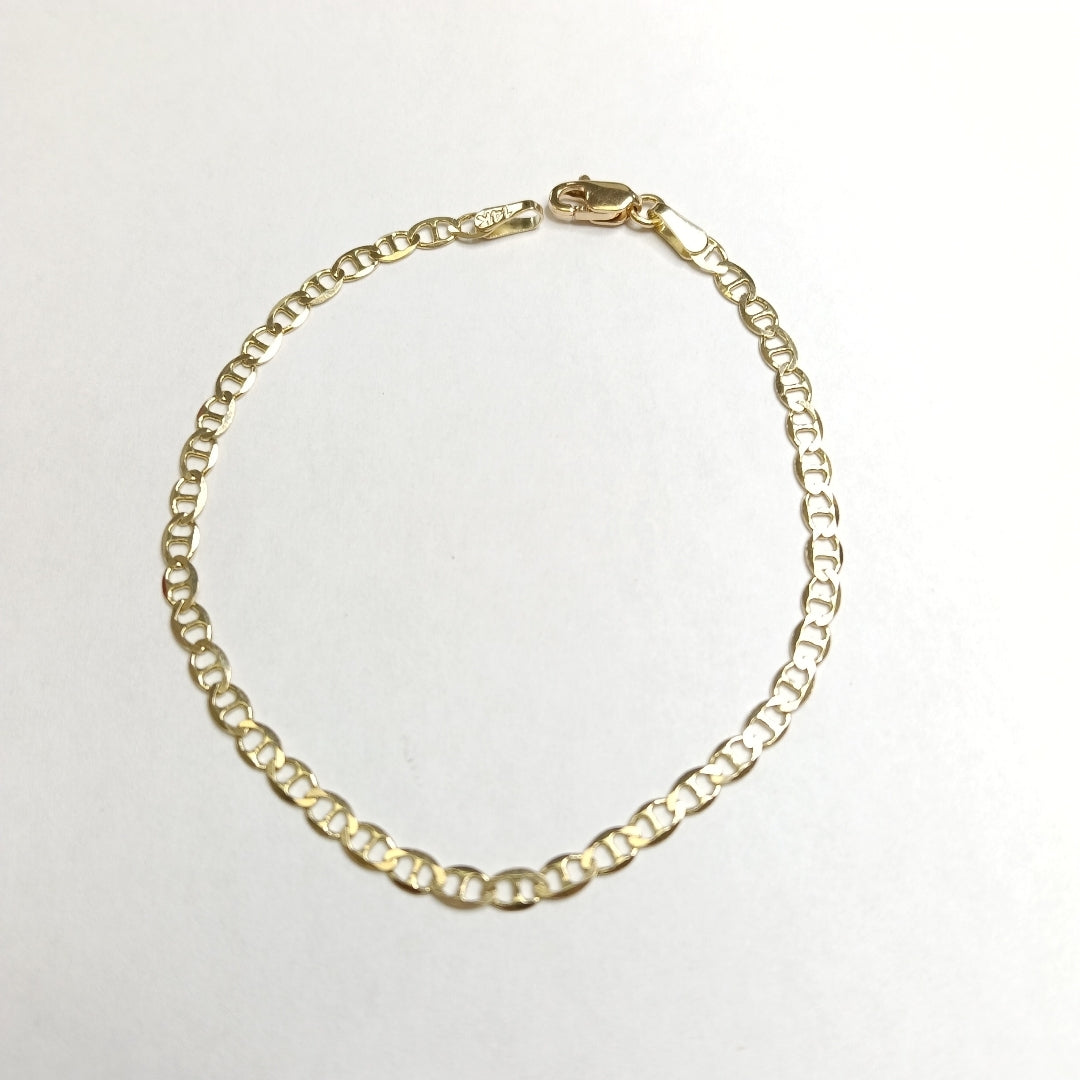 PULSERA GUCHI 14K 18 CM 2 GR (NUEVO)