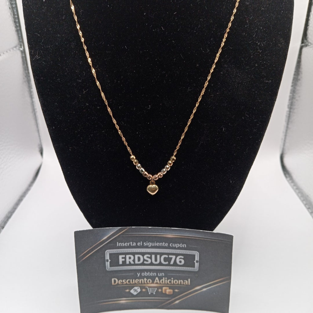 GARGANTILLA ORO,ORO COMBINADO 10 K 1,80 GRMS (SEMINUEVO)