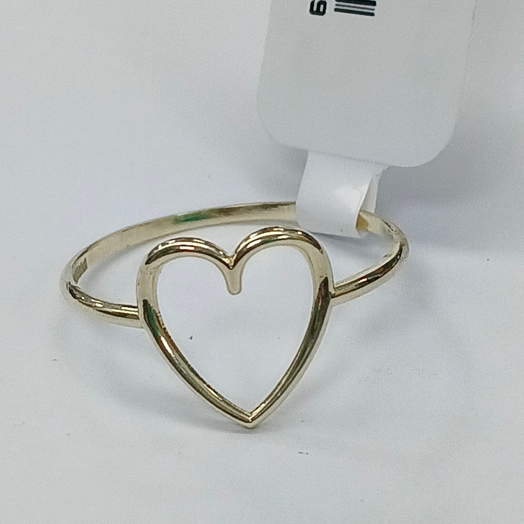ANILLOS ANILLITO FIG CORAZON 10K TALLA 9 0.8 GR (NUEVO)