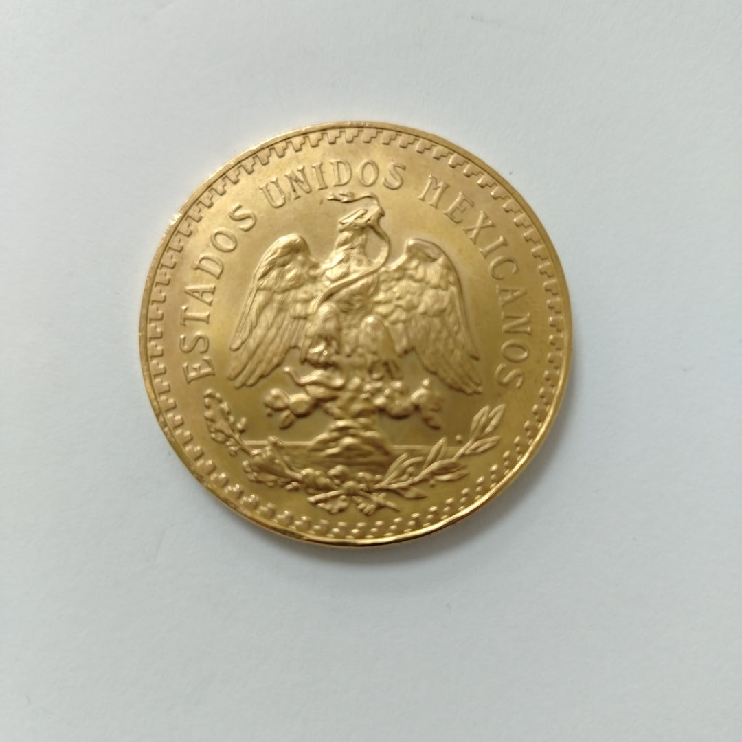 K1 41.6 GRMS 21 K IDENTIFICACIÓN MONEDA NOMINATIVA MONEDAS PESOS 50 PESOS (SEMINUEVO)