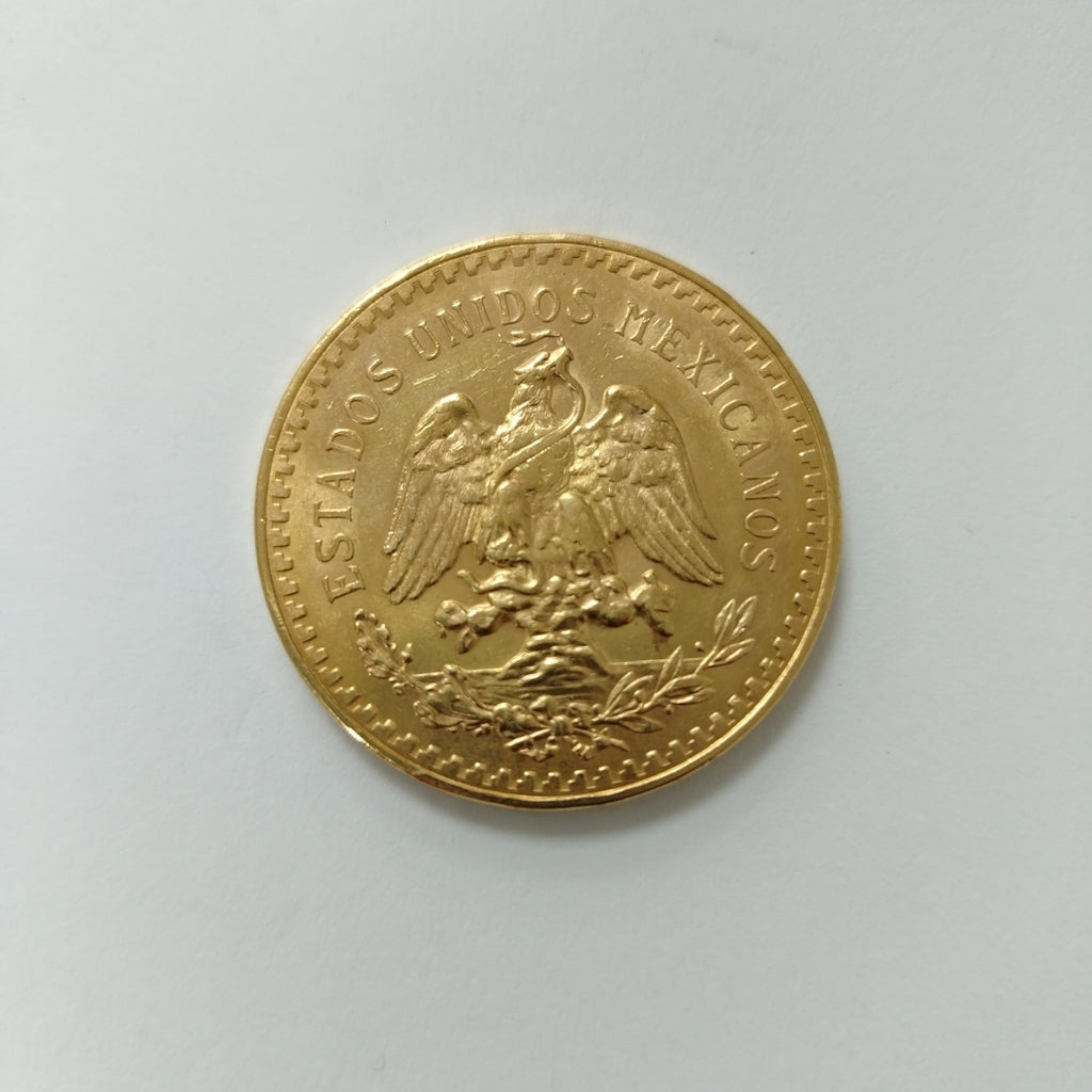 K1 41.6 GRMS 21 K IDENTIFICACIÓN MONEDA NOMINATIVA MONEDAS PESOS 50 PESOS (SEMINUEVO)