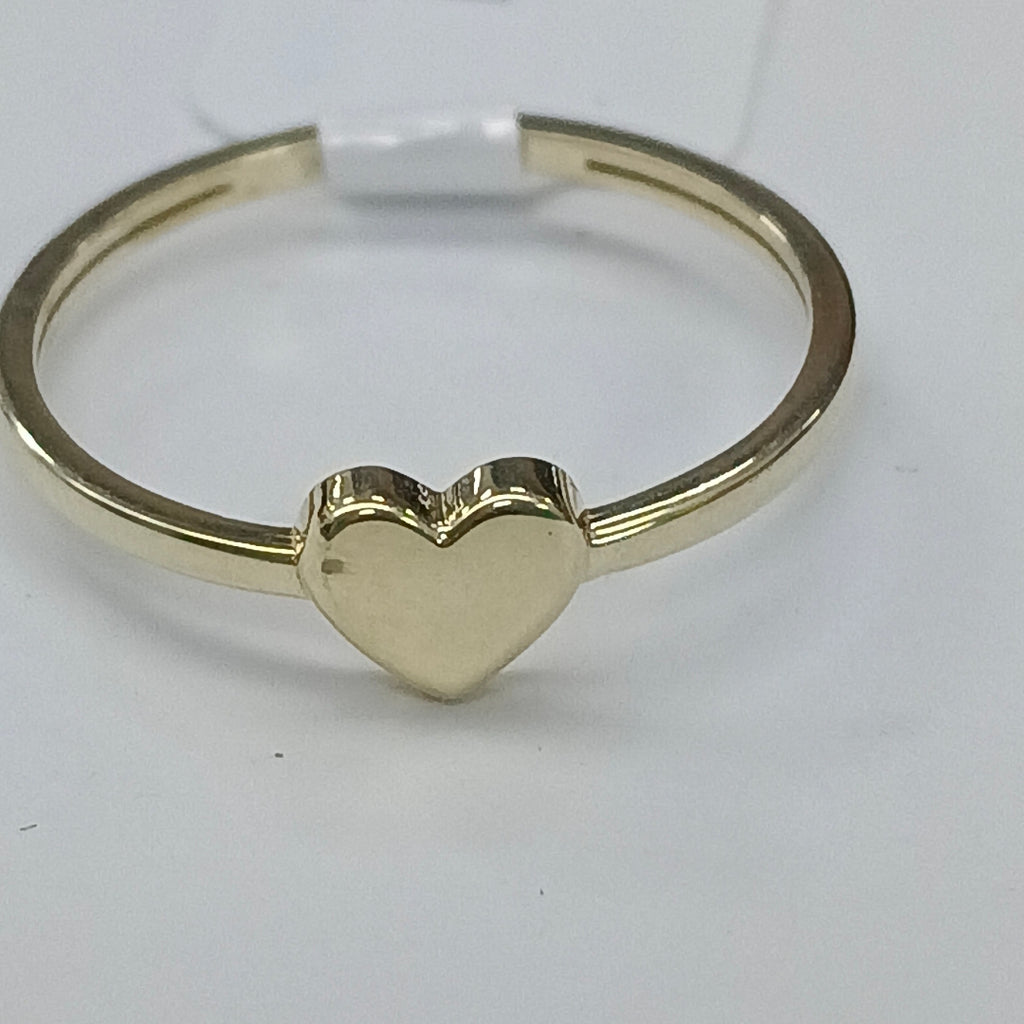 ANILLOS ANILLITO FIG CORAZON 10K TALLA 8 1.1 GR (NUEVO)