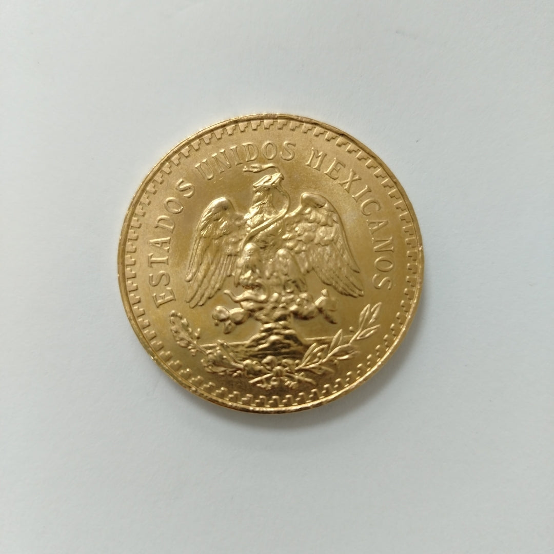 K1 41.6 GRMS 21 K IDENTIFICACIÓN MONEDA NOMINATIVA MONEDAS PESOS 50 PESOS (SEMINUEVO)