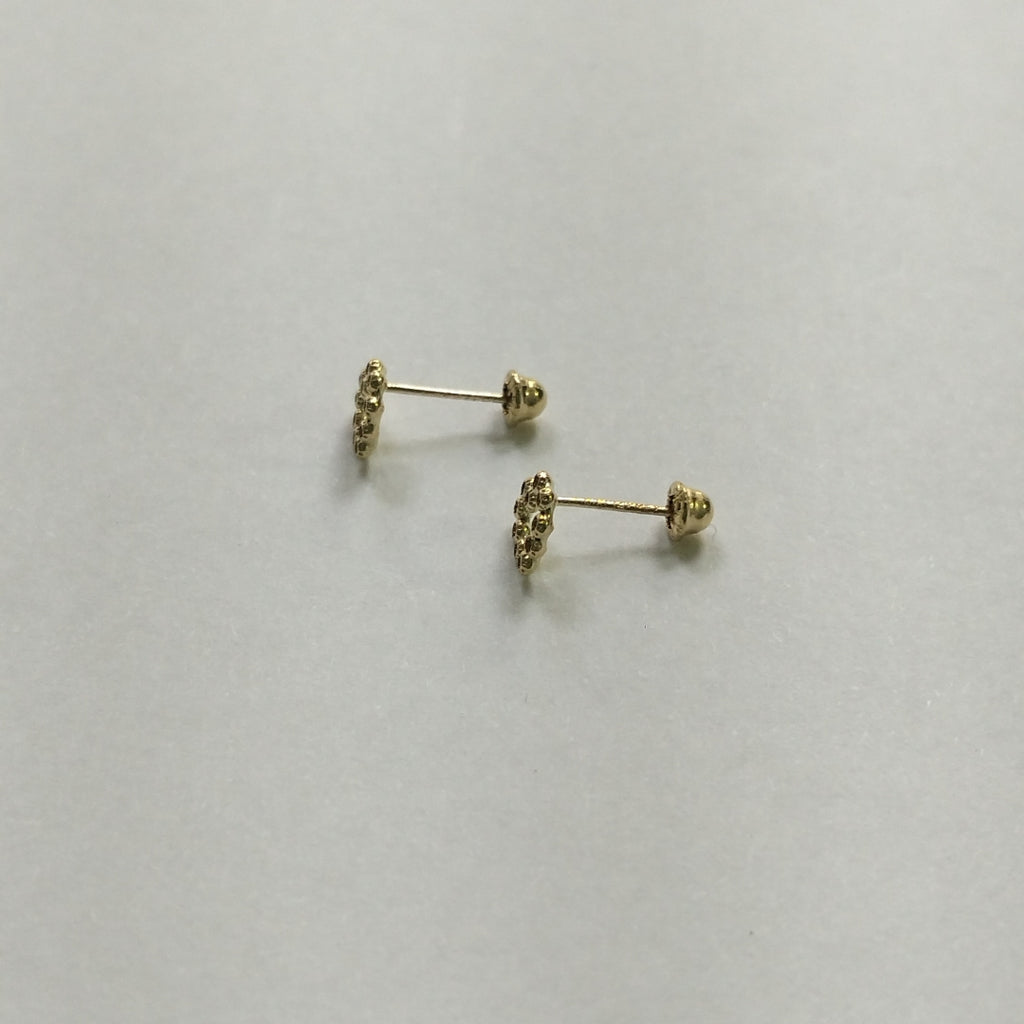 BROQUELES BROQUEL FIG CORAZON 14K 0.23 GR (NUEVO)