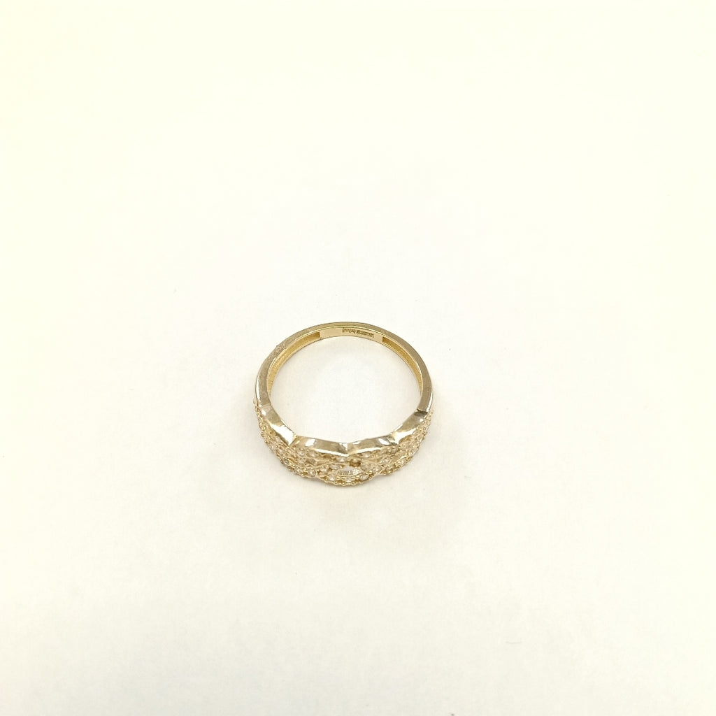 ANILLOS C CIRCONIAS 14K TALLA 8 2.5 GR (NUEVO)
