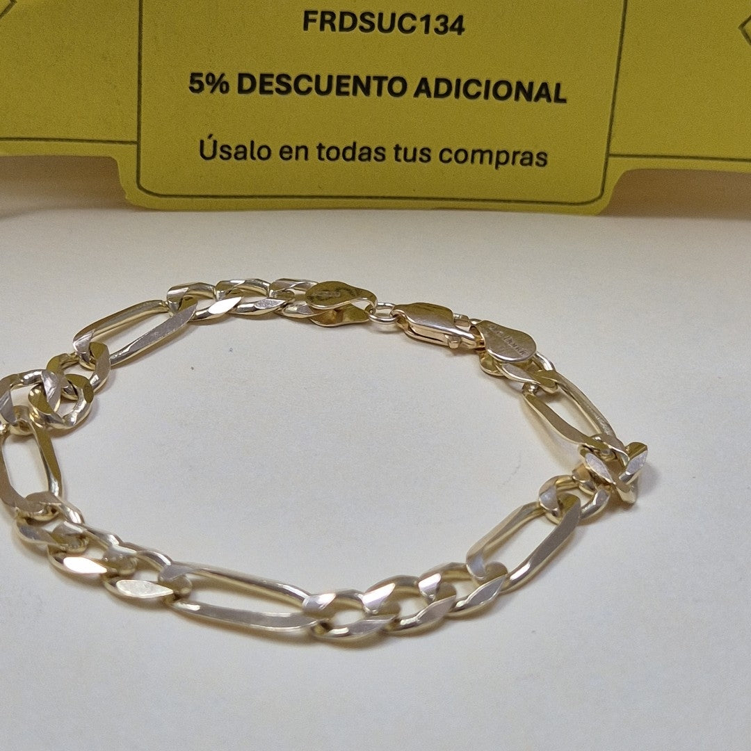 PULSERA 3X1 14K 21 CM 14 GR (NUEVO)