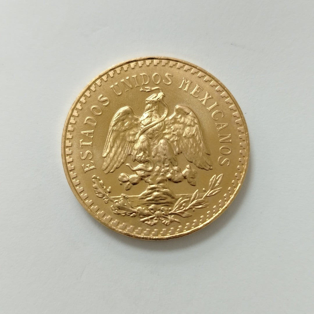 K1 41.6 GRMS 21 K IDENTIFICACIÓN MONEDA NOMINATIVA MONEDAS PESOS 50 PESOS (SEMINUEVO)