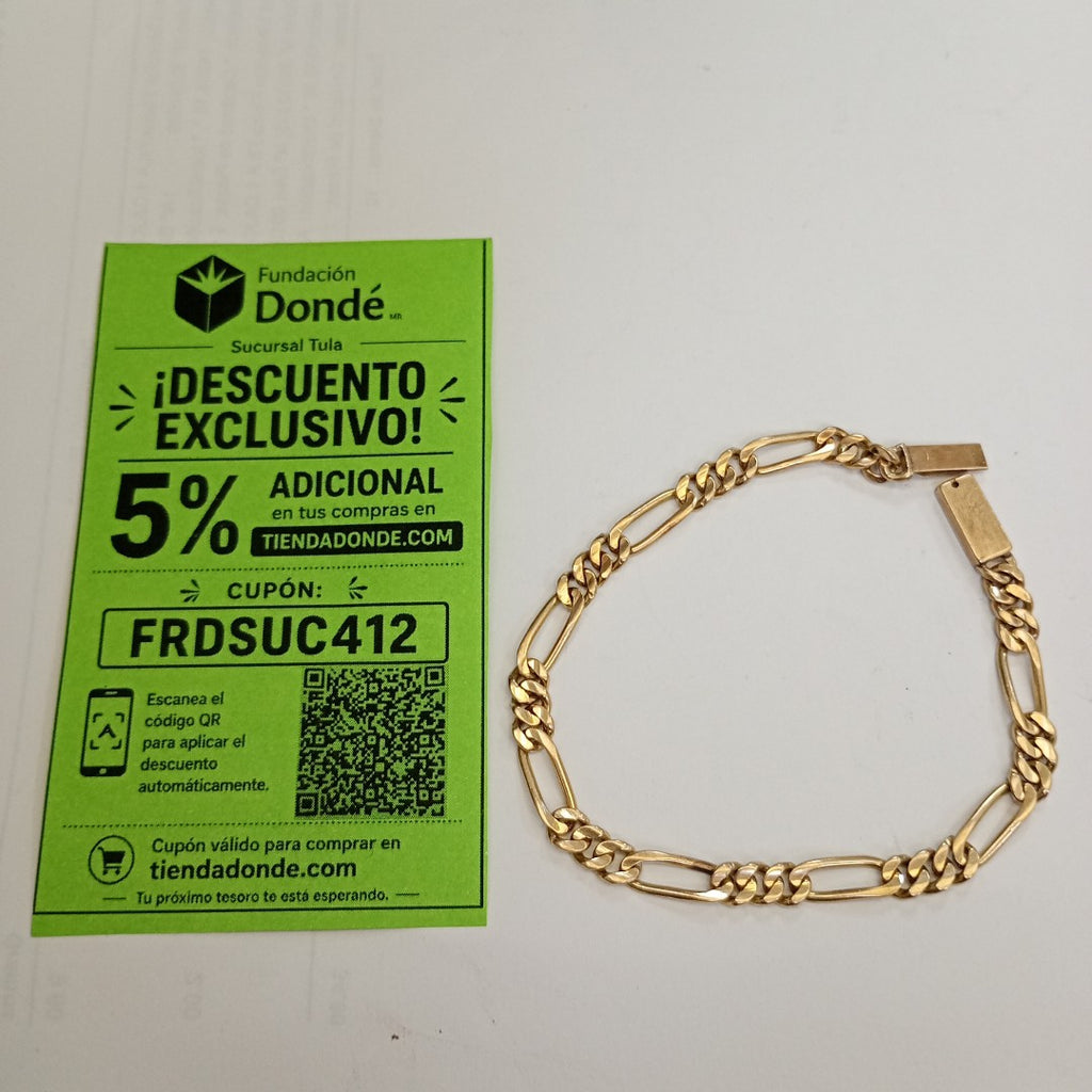 PULSERA ORO 14 K 9.6 GRMS (SEMINUEVO)