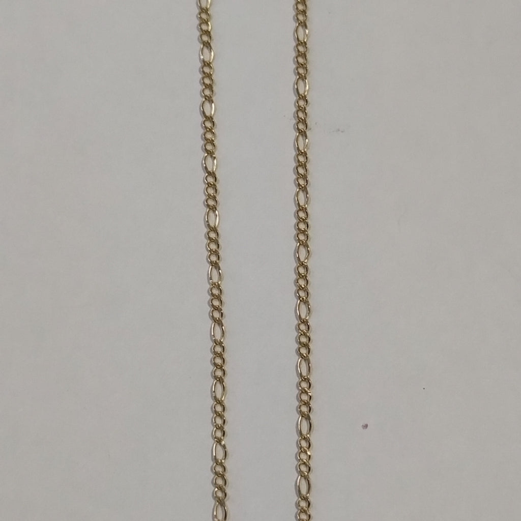 CADENAS TEJIDO 3X1 ORO 10K 55 CM 1.4 GR (NUEVO)
