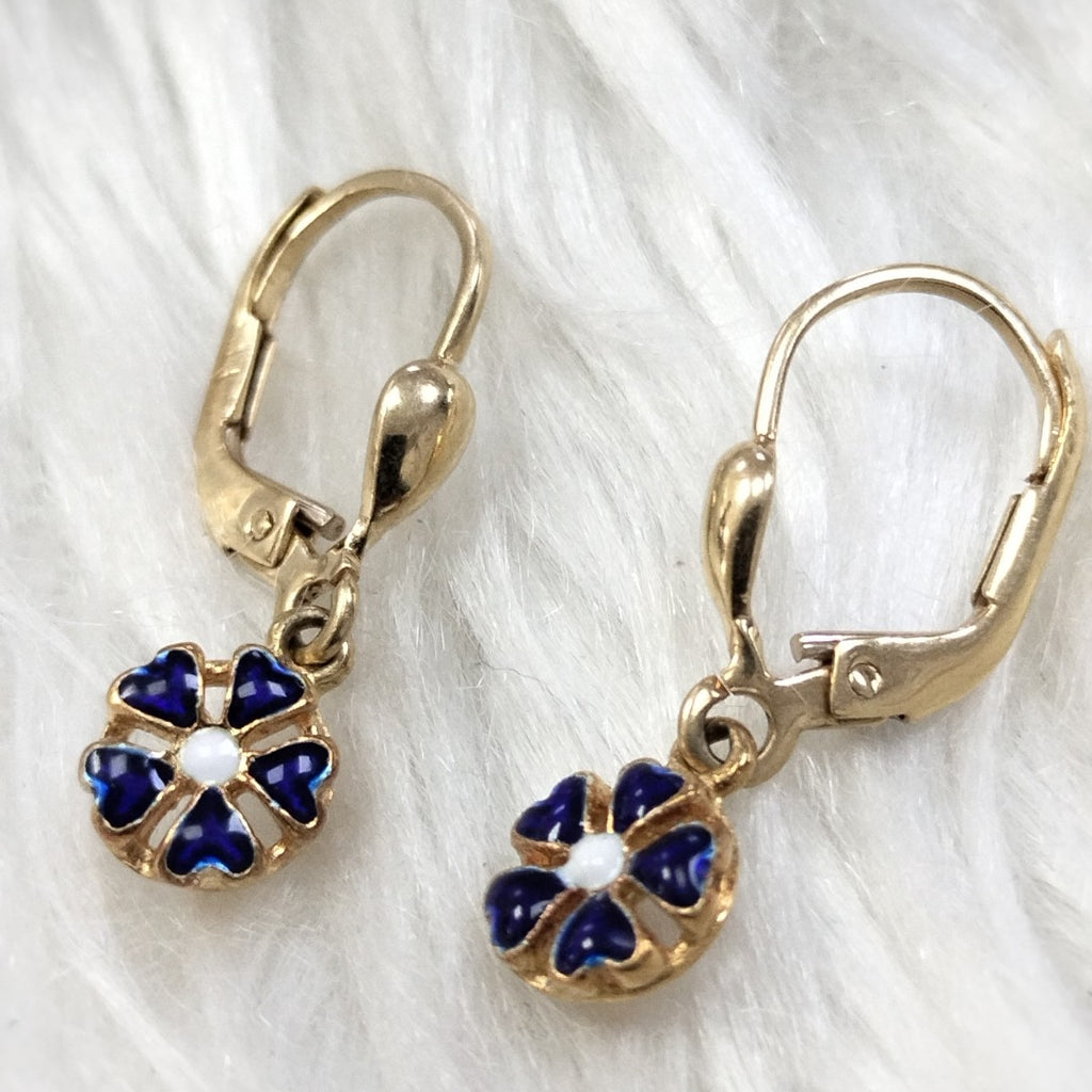 ARETES PAR ORO 14 K 1.8 GRMS (SEMINUEVO)