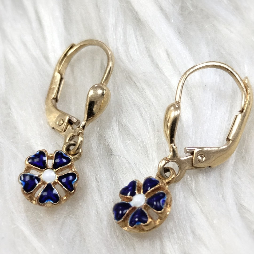 ARETES PAR ORO 14 K 1.8 GRMS (SEMINUEVO)