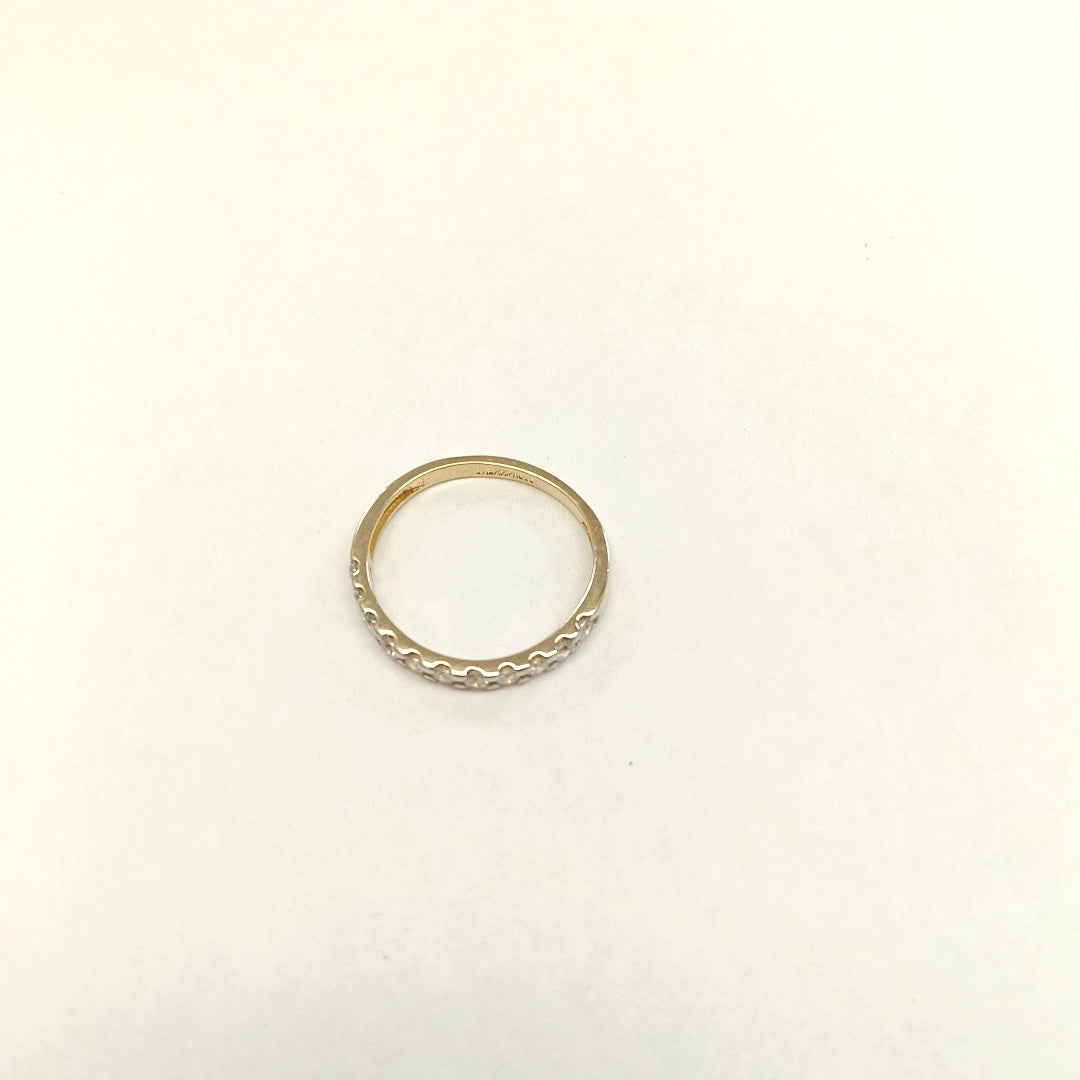 ANILLO ANILLITO MEDIA CHURUMBELA 14K 9 TALLA 2.2 GR (NUEVO)