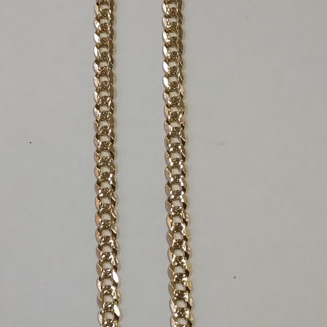 CADENA BARBADA 14K 60 CM 20.5 GR (NUEVO)