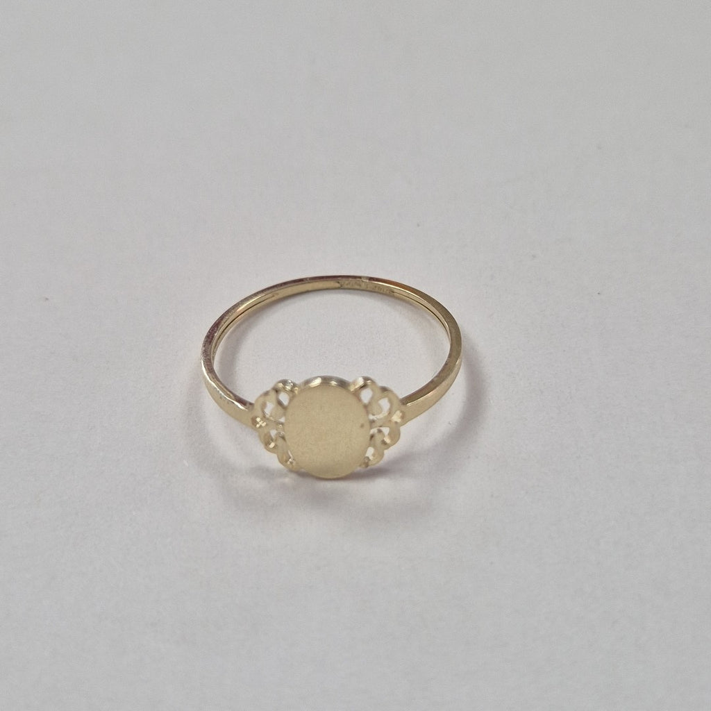 ANILLOS ANILLITO 10K TALLA 8 0.9 GR (NUEVO)