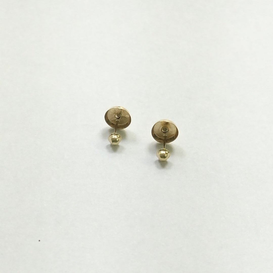 BROQUELES BROQUEL FIG BOTON C CIRCONIA 14K 0.2916 GR (NUEVO)