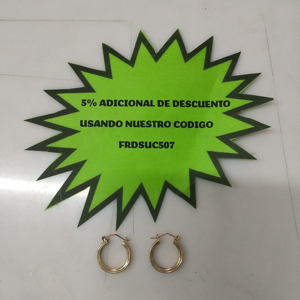 ARRACADAS PAR ORO 10 K 4,80 GRMS (SEMINUEVO)