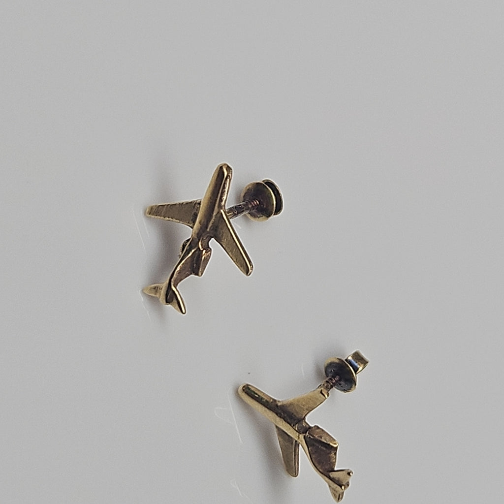 BROQUELES PAR ORO 14 K 0,80 GRMS (SEMINUEVO)