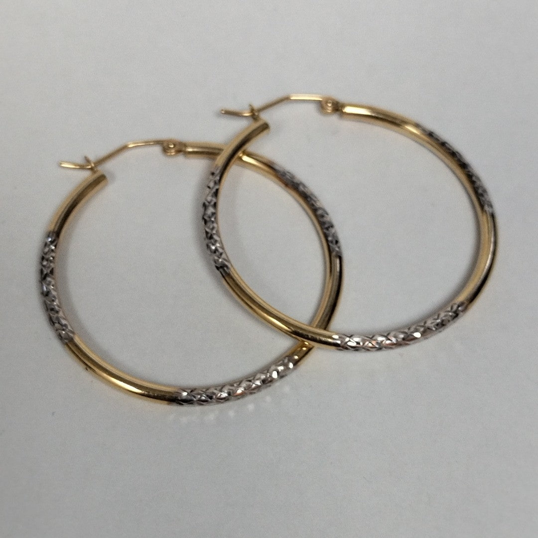 ARRACADAS PAR ORO 14 K 2,40 GRMS (SEMINUEVO)