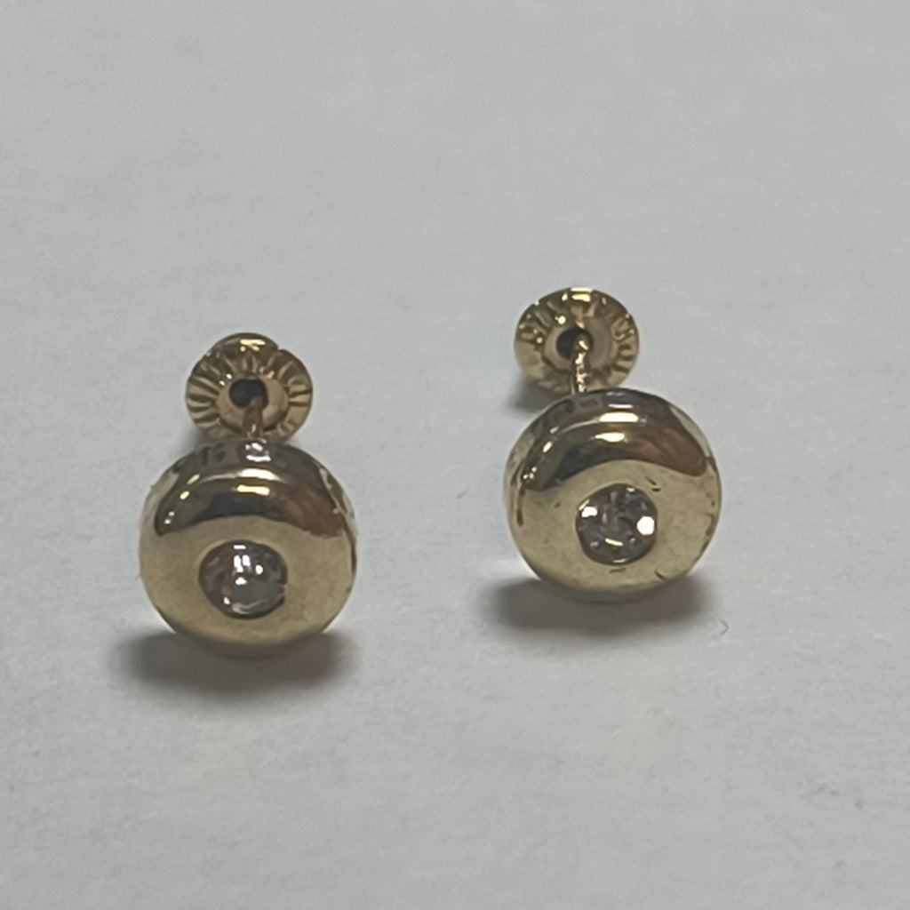 BROQUELES BROQUEL C CIRCONIA 14K 0.27 GR (NUEVO)