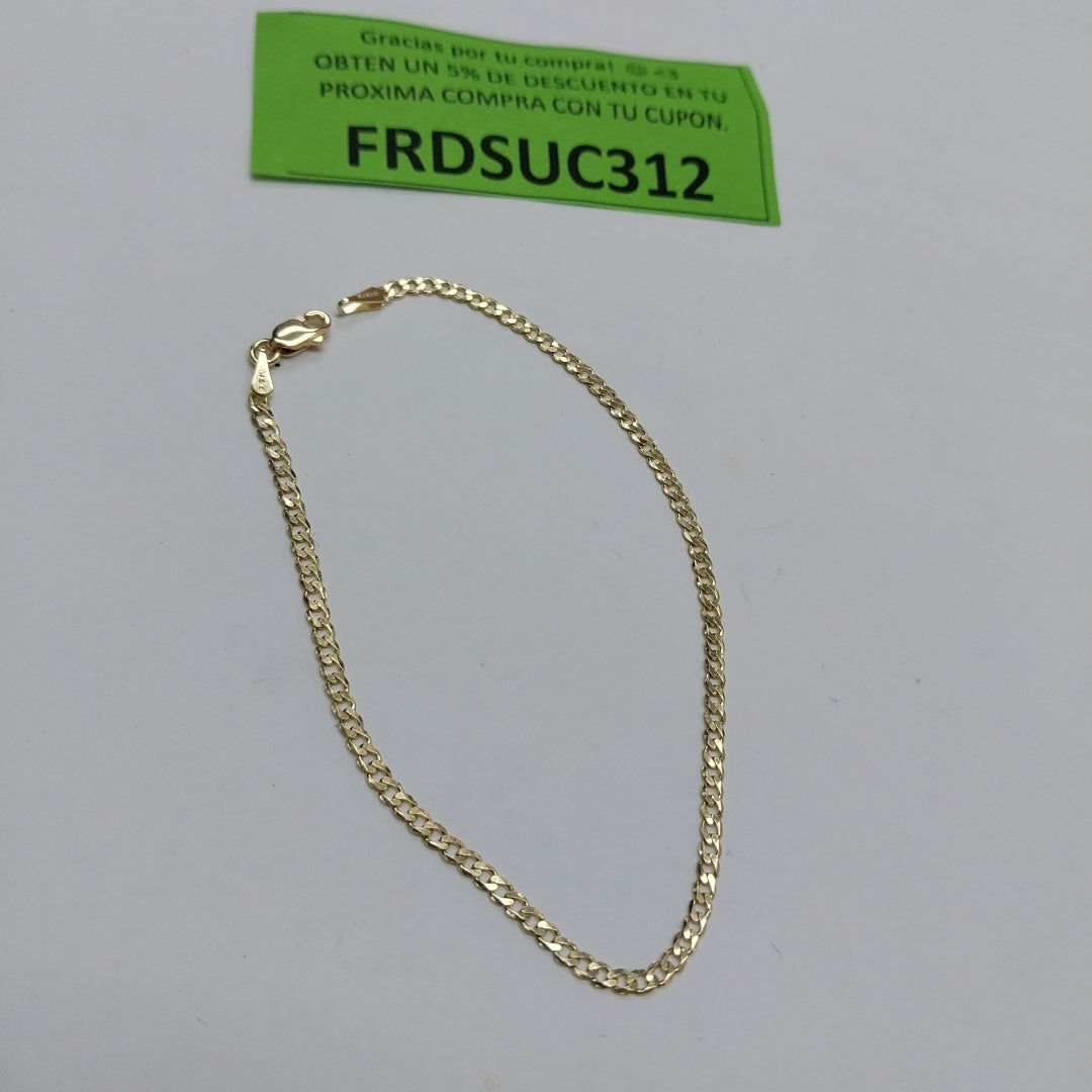PULSERA BARBADA 14K 21 CM 2.3 GR (NUEVO)