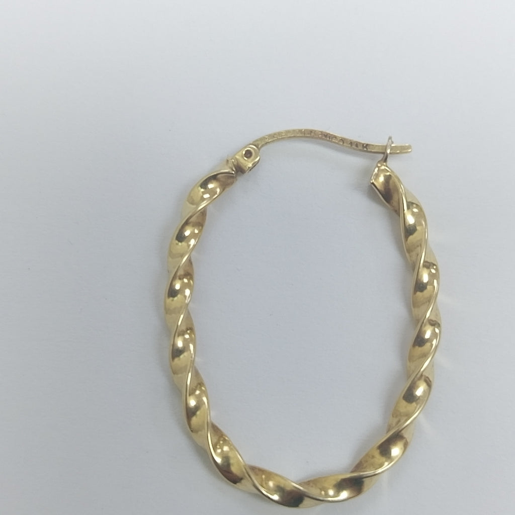ARRACADAS PAR ORO 14 K 3.8 GRMS (SEMINUEVO)