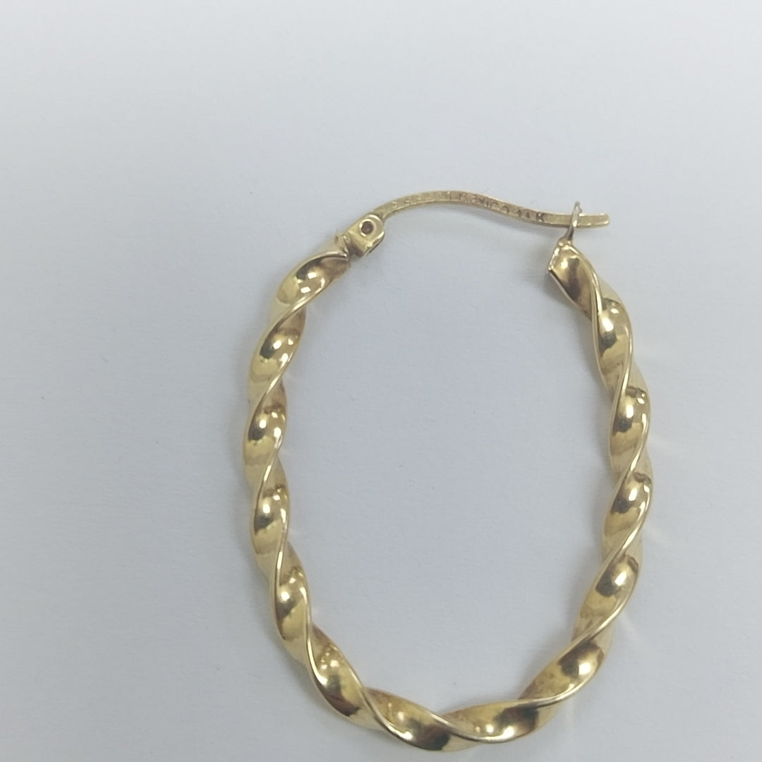 ARRACADAS PAR ORO 14 K 3.8 GRMS (SEMINUEVO)