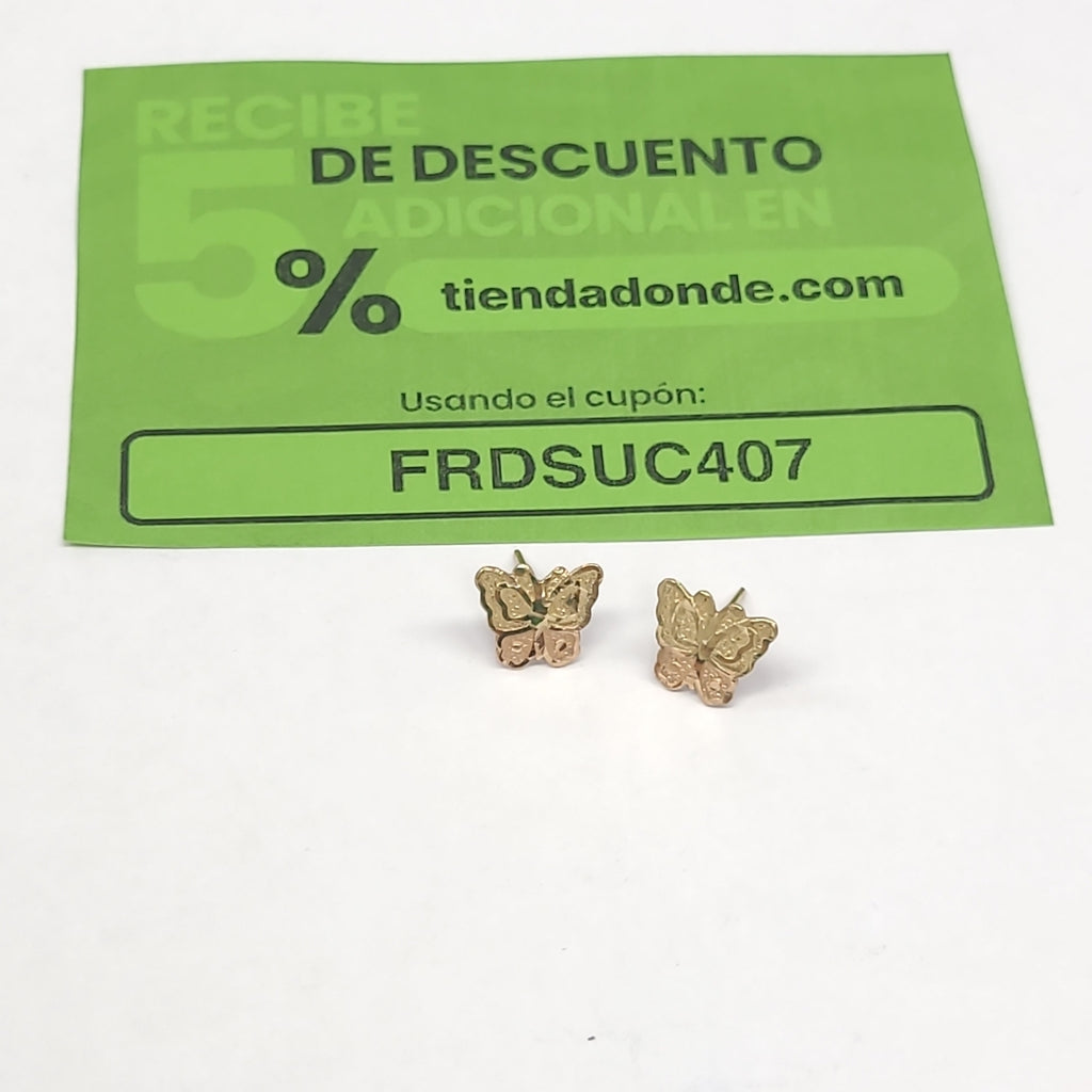 BROQUELES PAR ORO 10 K 0.9 GRMS (SEMINUEVO)