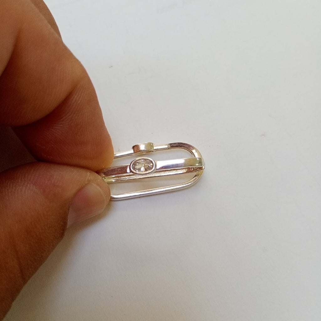 ARRACADAS PAR PLATA 3,80 GRMS (SEMINUEVO)