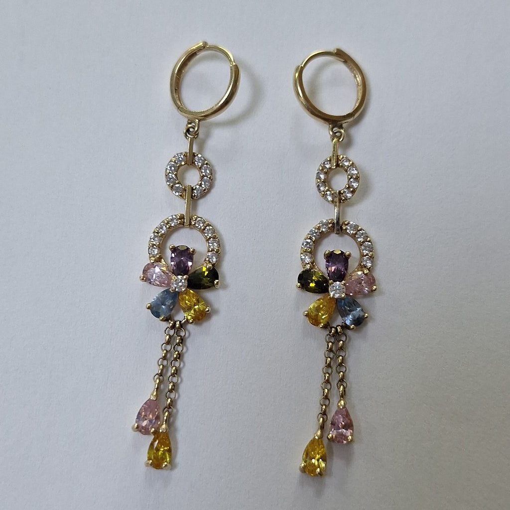 ARETES PAR ORO 14 K 4,50 GRMS (SEMINUEVO)