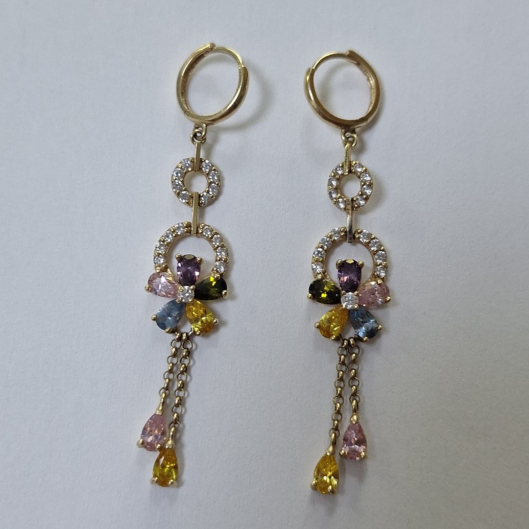 ARETES PAR ORO 14 K 4,50 GRMS (SEMINUEVO)