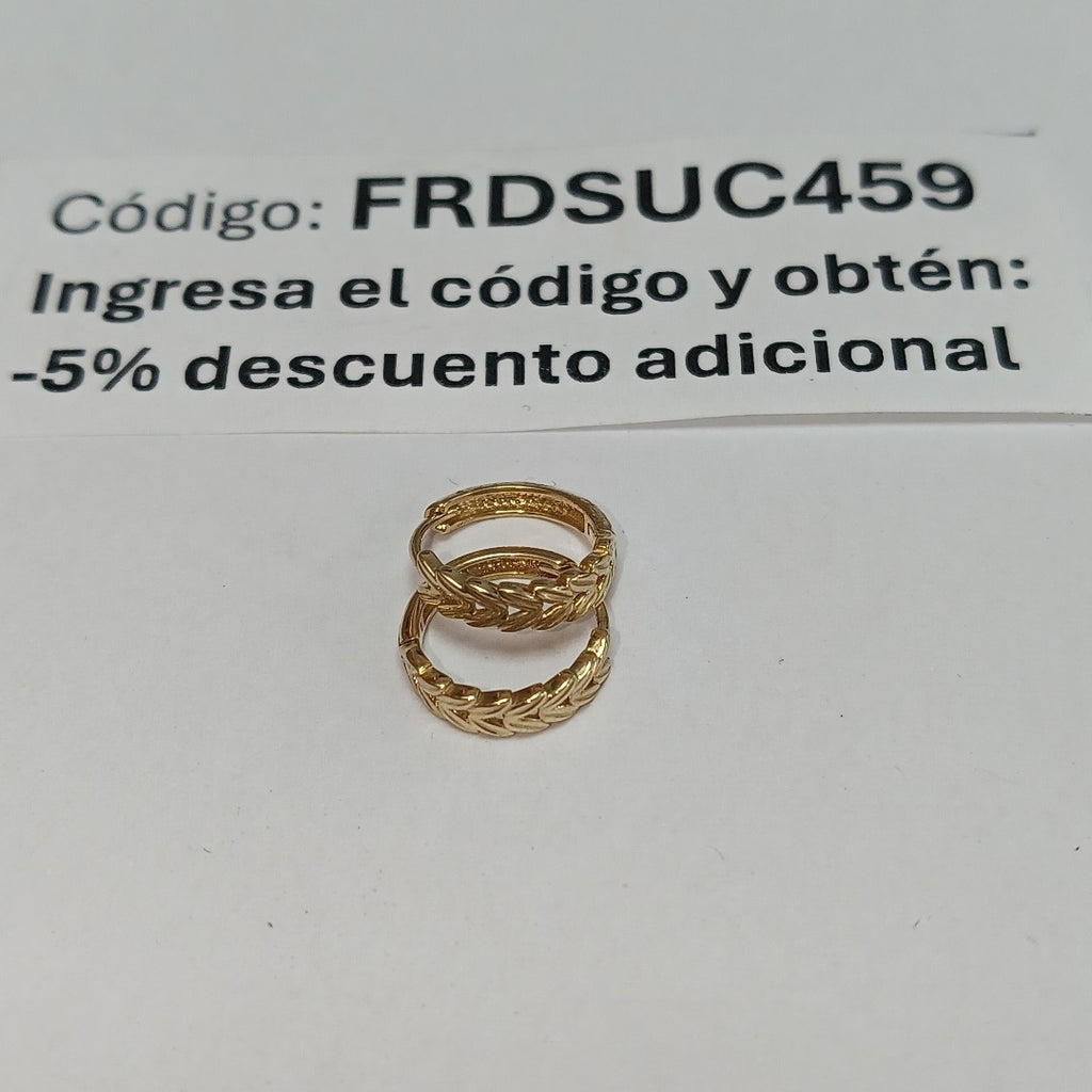 HUGGIES ORO 14K 1.2 (NUEVO)