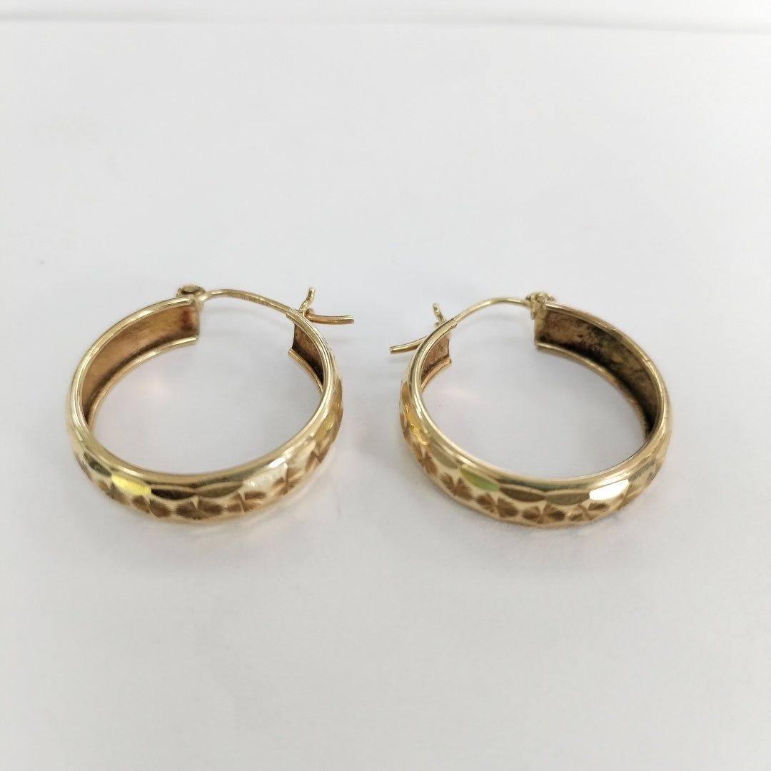 ARRACADAS PAR ORO 10 K 3,00 GRMS (SEMINUEVO)