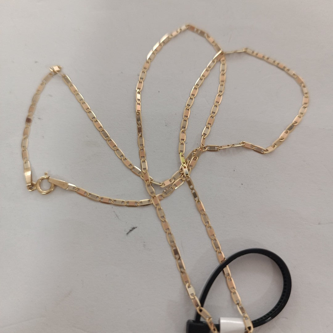 CADENA ORO COMBINADO 14 K 1,30 GRMS (SEMINUEVO)