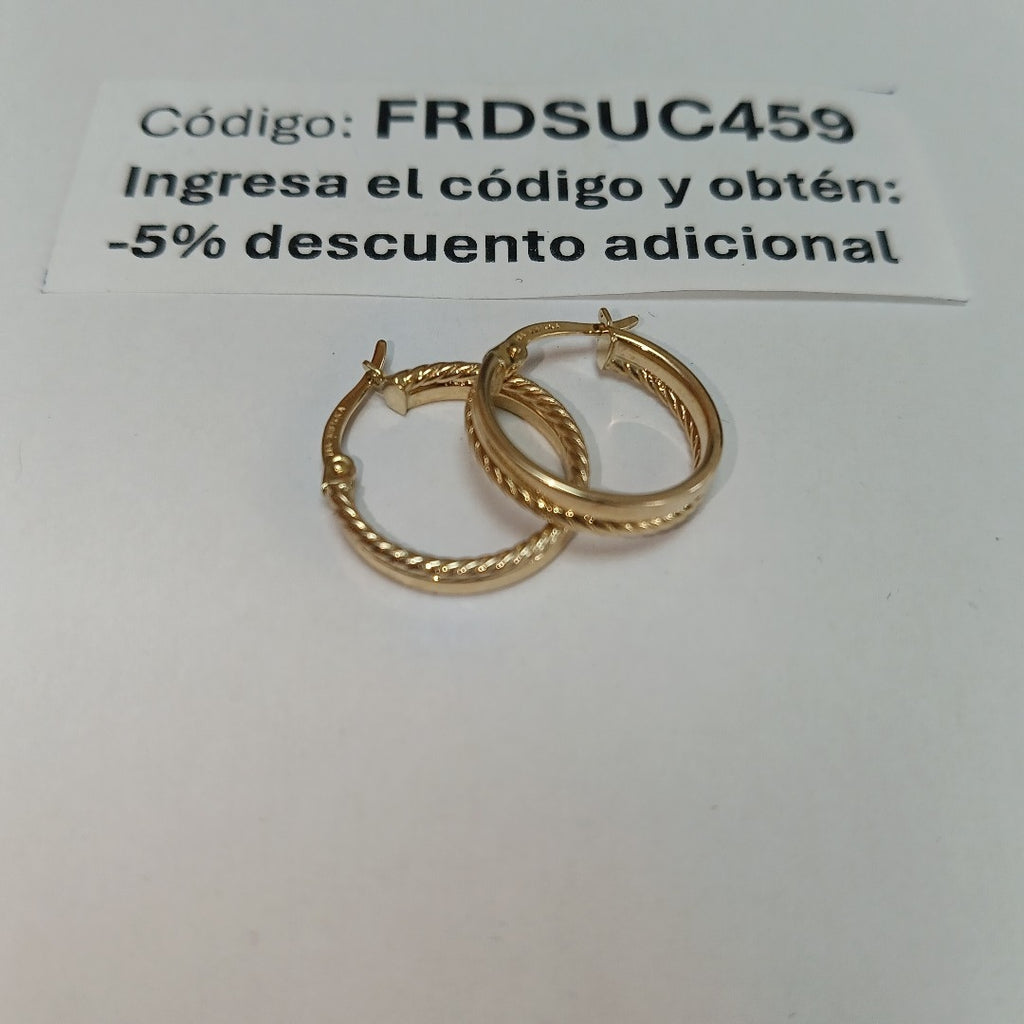 ARRACADAS ORO 14K 1.8 (NUEVO)