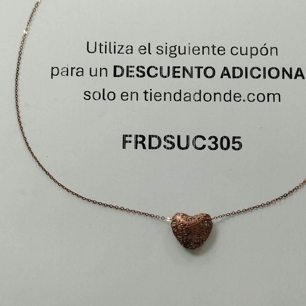 GARGANTILLA ORO COMBINADO 14 K 0.9 GRMS (SEMINUEVO)