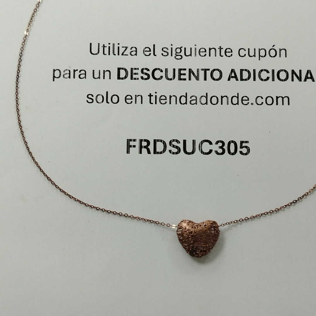 GARGANTILLA ORO COMBINADO 14 K 0.9 GRMS (SEMINUEVO)