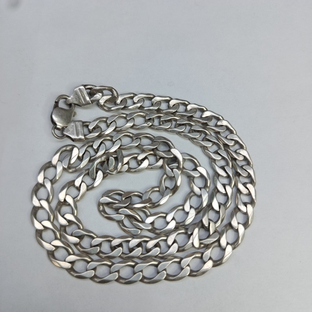 ARGOLLA, CADENA, PULSERA PLATA 77.6 GRMS (SEMINUEVO)