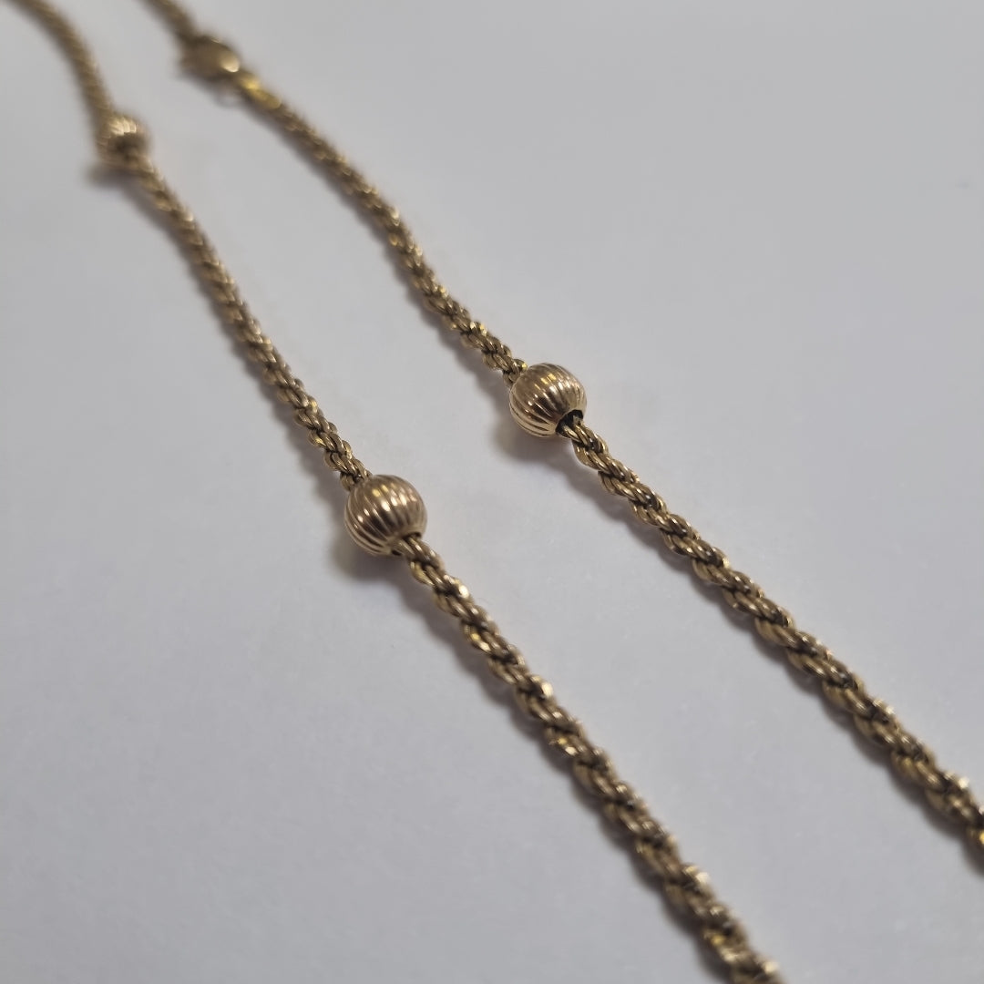 GARGANTILLA ORO 14 K 8,80 GRMS (SEMINUEVO)