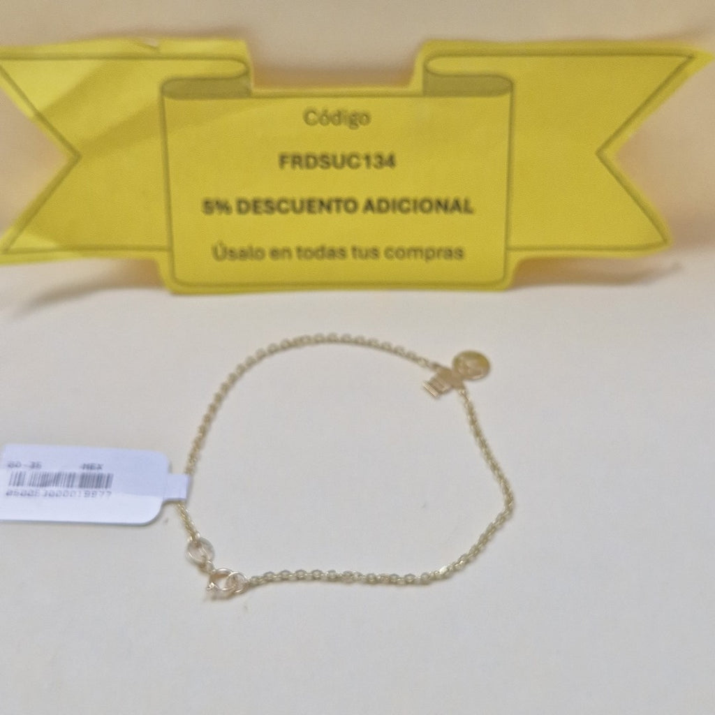 PULSERA TEJIDO ESPECIAL FIG NIÑO 14K 18 CM 1.4 GR (NUEVO)