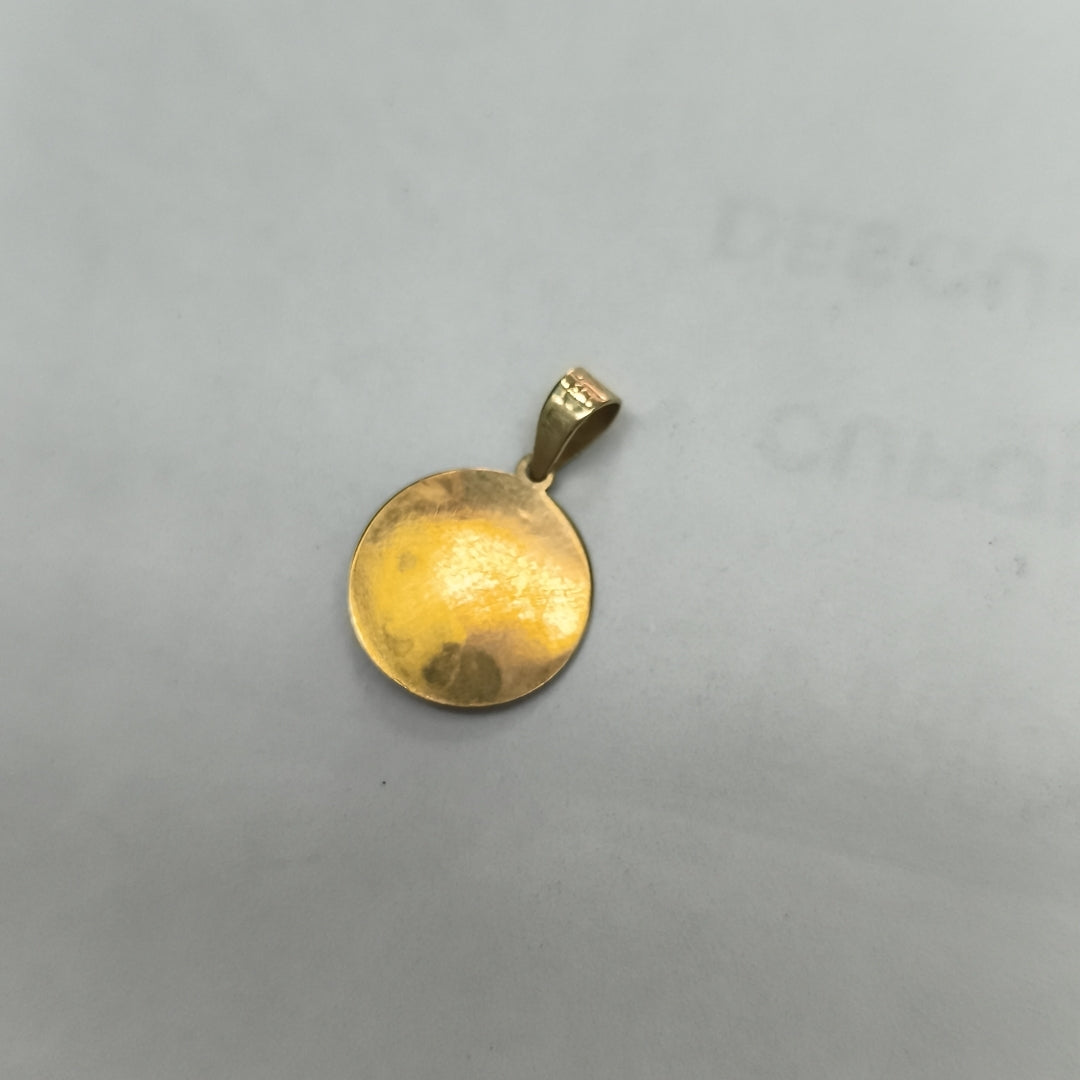MEDALLA RELIGIOSA ORO 10 K 0,60 GRMS (SEMINUEVO)