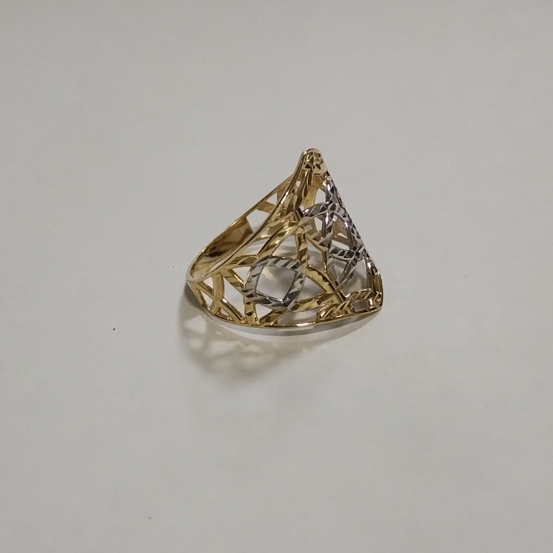 ANILLOS CON ESTRELLA CELTA 14K TALLA 6.5 2.2 GR (NUEVO)