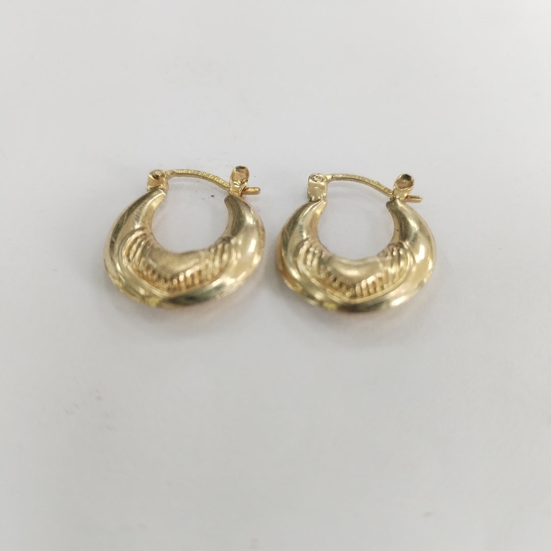 ARRACADAS PAR ORO 10 K 1,60 GRMS (SEMINUEVO)