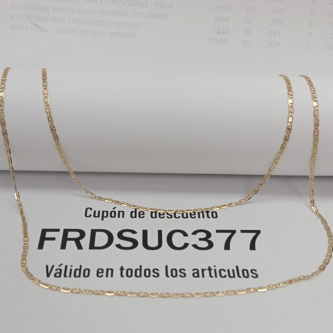 CADENA ORO 14 K 1.7 GRMS (SEMINUEVO)