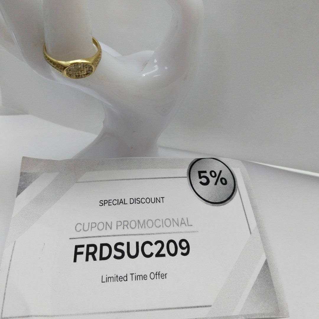ANILLO ORO 10 K 2,60 GRMS (SEMINUEVO)